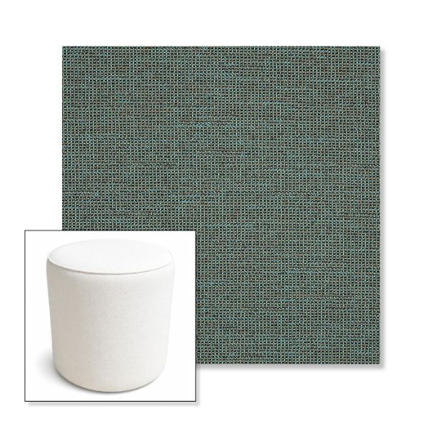 Picture of Kudos Cove | 16" Round x 18" Tall Outdoor Pouf or Ottoman | Sunbrella Fabrics