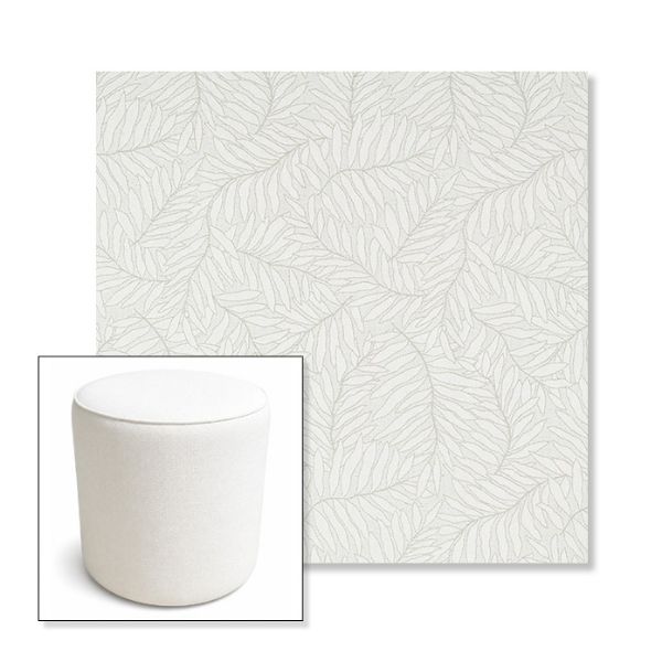 Picture of Lively Sage | 16" Round x 18" Tall Outdoor Pouf or Ottoman | Sunbrella Fabrics