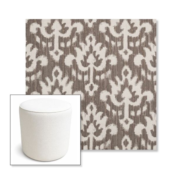 Picture of Patra Mushroom | 16" Round x 18" Tall Outdoor Pouf or Ottoman | Sunbrella Fabrics