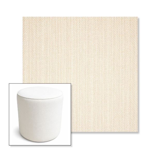 Picture of Posh Linen | 16" Round x 18" Tall Outdoor Pouf or Ottoman | Sunbrella Fabrics