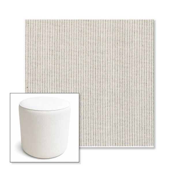 Picture of Replay Fern | 16" Round x 18" Tall Outdoor Pouf or Ottoman | Sunbrella Fabrics