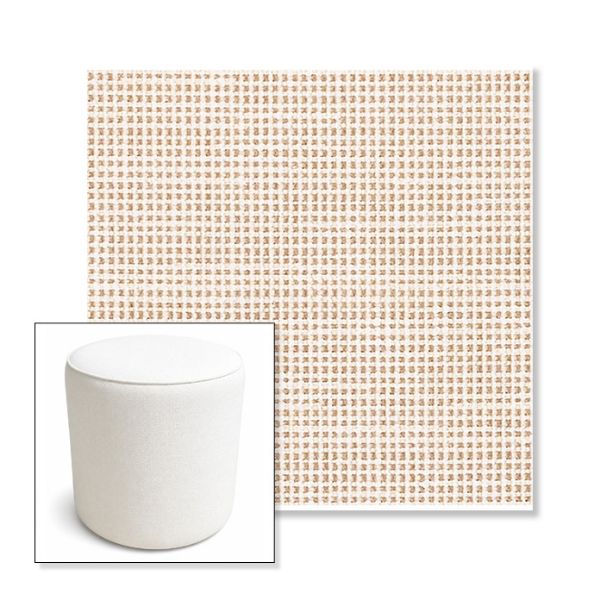 Picture of Rest Bisque | 16" Round x 18" Tall Outdoor Pouf or Ottoman | Sunbrella Fabrics