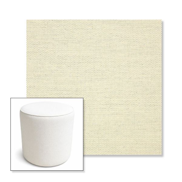 Picture of Sailcloth Sailor | 16" Round x 18" Tall Outdoor Pouf or Ottoman | Sunbrella Fabrics