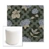 Picture of Trellis Topiary | 16" Round x 18" Tall Outdoor Pouf or Ottoman | Sunbrella Fabrics
