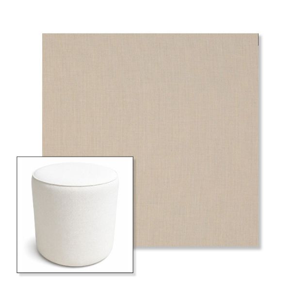 Picture of Tucker Golden Hour | 16" Round x 18" Tall Outdoor Pouf or Ottoman | Sunbrella Fabrics