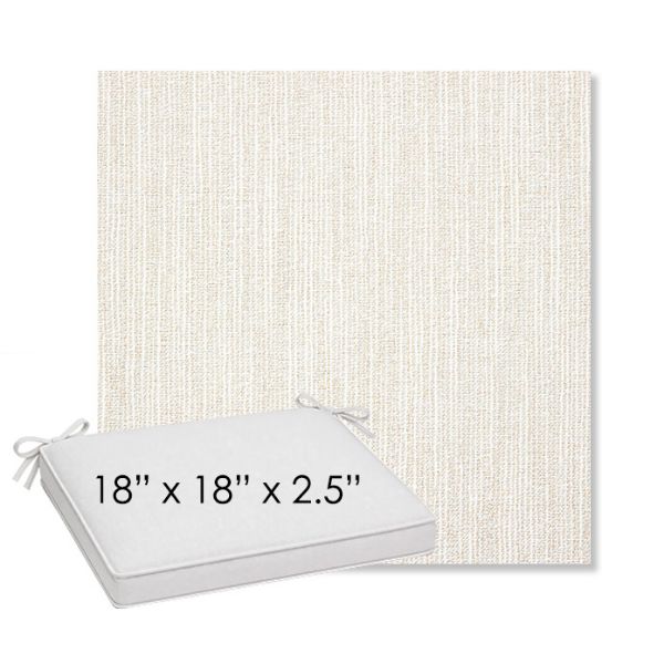 Picture of Adena Canvas | Sunbrella® 18" x 18" Outdoor Dining Cushion