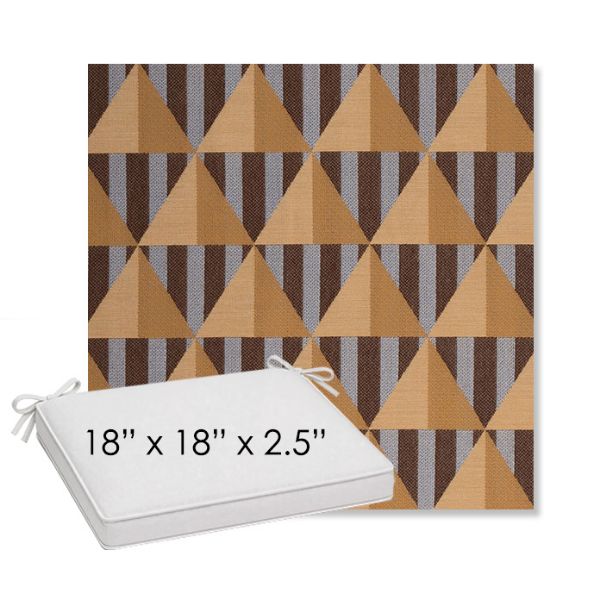 Picture of Buoy Sunset | Sunbrella® 18" x 18" Outdoor Dining Cushion