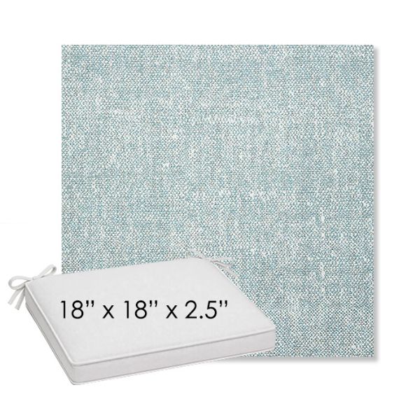 Picture of Chartres Opal | Sunbrella® 18" x 18" Outdoor Dining Cushion