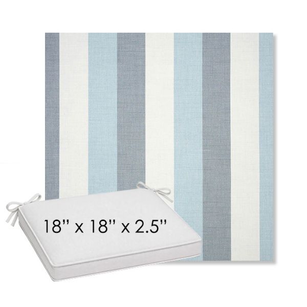 Picture of Direction Dew | Sunbrella® 18" x 18" Outdoor Dining Cushion