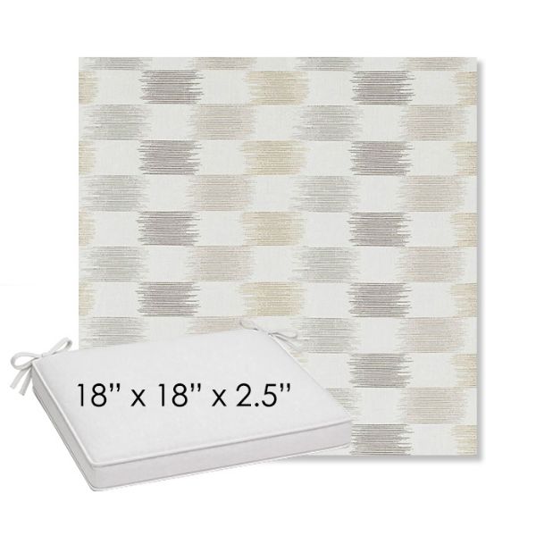 Picture of Dream Dune | Sunbrella® 18" x 18" Outdoor Dining Cushion