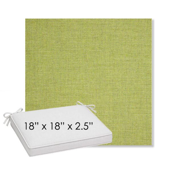 Picture of Idol Leaf | Sunbrella® 18" x 18" Outdoor Dining Cushion