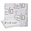 Picture of Labyrinth Cloud | Sunbrella® 18" x 18" Outdoor Dining Cushion