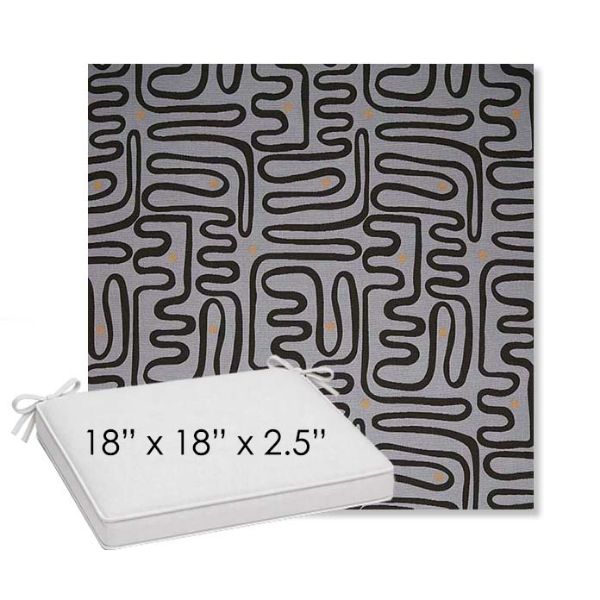 Picture of Nema Moonlight | Sunbrella® 18" x 18" Outdoor Dining Cushion