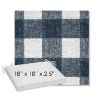 Picture of Preso Indigo | Sunbrella® 18" x 18" Outdoor Dining Cushion