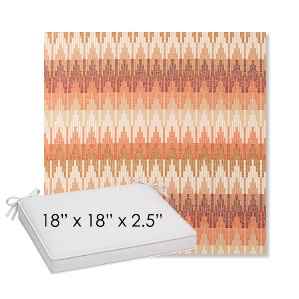 Picture of Valley Desert | Sunbrella® 18" x 18" Outdoor Dining Cushion