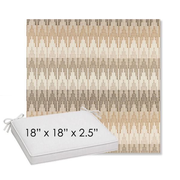 Picture of Valley Dune | Sunbrella® 18" x 18" Outdoor Dining Cushion