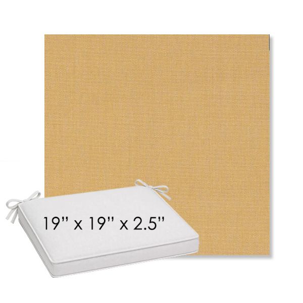 Picture of Cast Harvest | Sunbrella® 19" x 19" Outdoor Dining Cushion