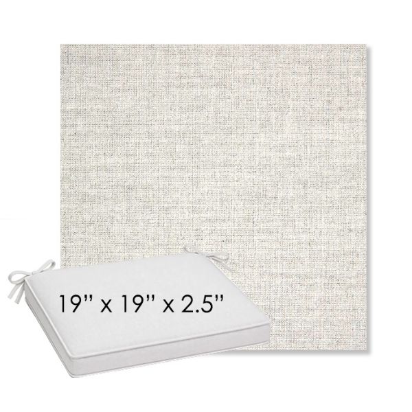 Picture of Crush Cloud | Sunbrella® 19" x 19" Outdoor Dining Cushion