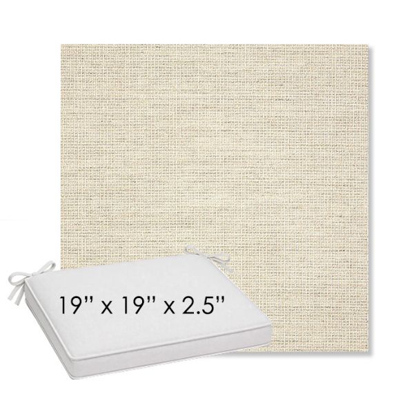 Picture of Kudos Mortar | Sunbrella® 19" x 19" Outdoor Dining Cushion