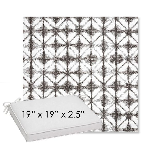 Picture of Midori Stone | Sunbrella® 19" x 19" Outdoor Dining Cushion