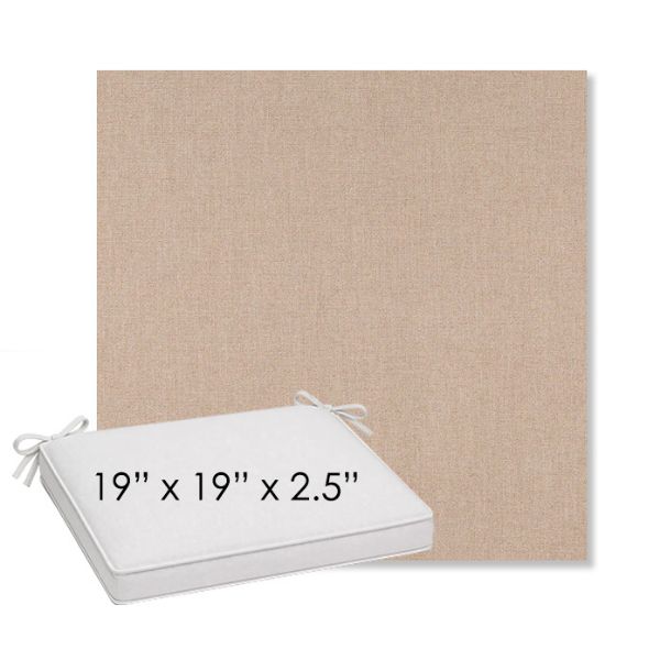 Picture of Nuance Dove | Sunbrella® 19" x 19" Outdoor Dining Cushion