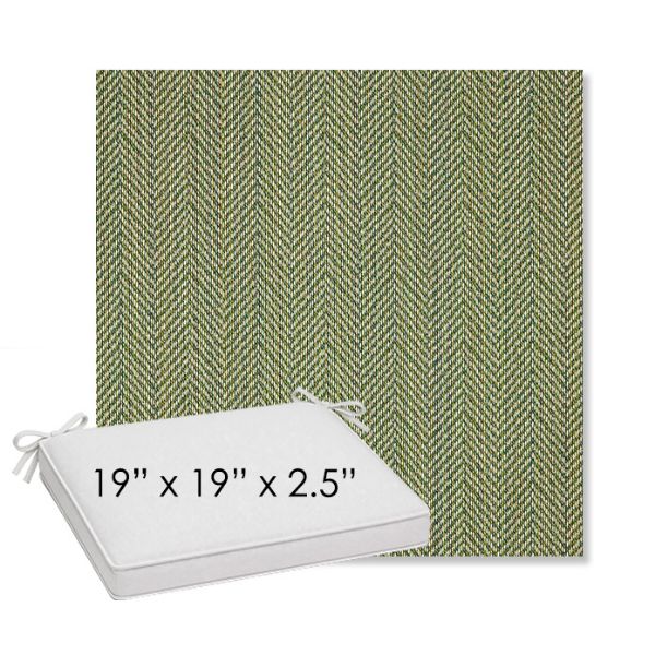 Picture of Posh Shamrock | Sunbrella® 19" x 19" Outdoor Dining Cushion