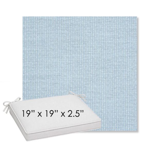 Picture of Solo Ocean | Sunbrella® 19" x 19" Outdoor Dining Cushion