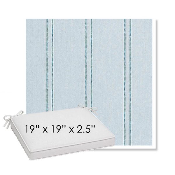 Picture of Wayward Sky | Sunbrella® 19" x 19" Outdoor Dining Cushion