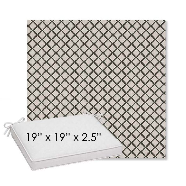 Picture of Yardly Hedge | Sunbrella® 19" x 19" Outdoor Dining Cushion