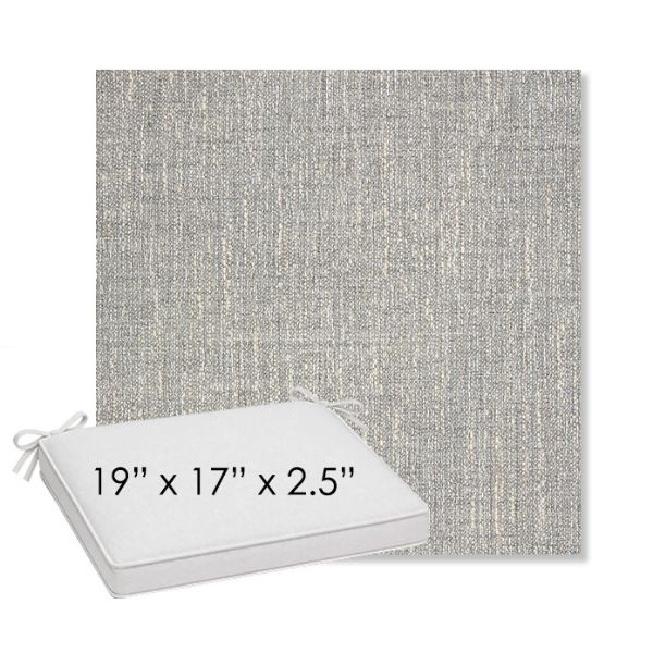 Picture of Adena Pebble | Sunbrella® 19" x 17" Outdoor Dining Cushion