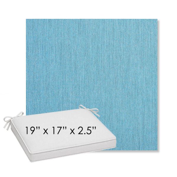 Picture of Cast Horizon | Sunbrella® 19" x 17" Outdoor Dining Cushion