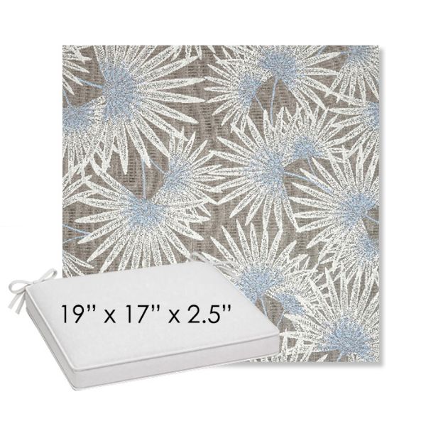 Picture of Etta Vapor | Sunbrella® 19" x 17" Outdoor Dining Cushion