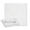 Picture of Piazza White | Sunbrella® 19" x 17" Outdoor Dining Cushion