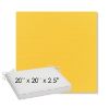 Picture of Canvas Sunflower Yellow | Sunbrella® 20" x 20" Outdoor Dining Cushion