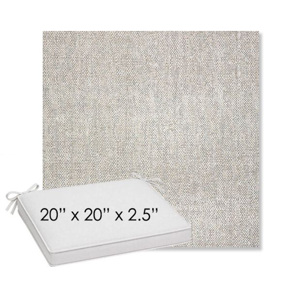 Picture of Chartres Silk | Sunbrella® 20" x 20" Outdoor Dining Cushion