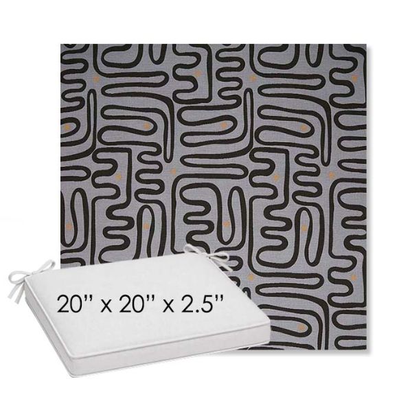 Picture of Nema Moonlight | Sunbrella® 20" x 20" Outdoor Dining Cushion