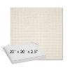 Picture of Nurture White | Sunbrella® 20" x 20" Outdoor Dining Cushion