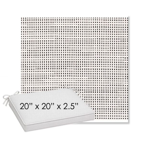 Picture of Rest Ink | Sunbrella® 20" x 20" Outdoor Dining Cushion