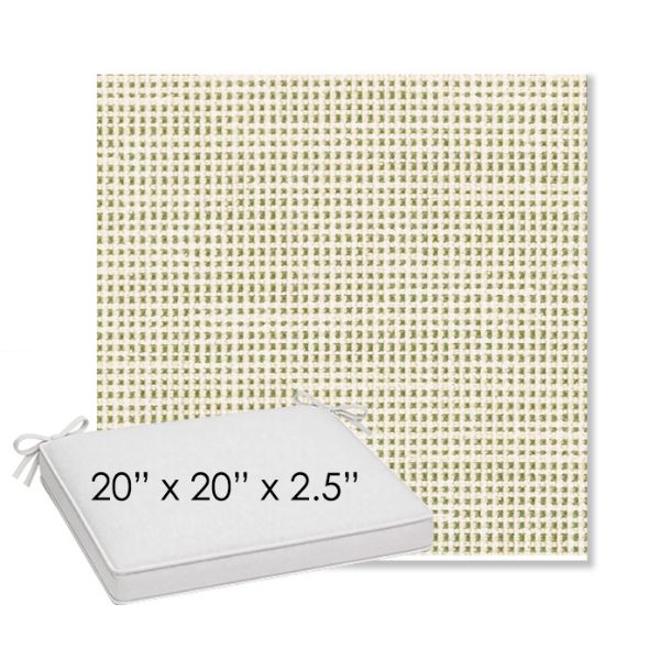 Picture of Rest Meadow | Sunbrella® 20" x 20" Outdoor Dining Cushion