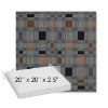 Picture of Rubix Vintage Denim | Sunbrella® 20" x 20" Outdoor Dining Cushion