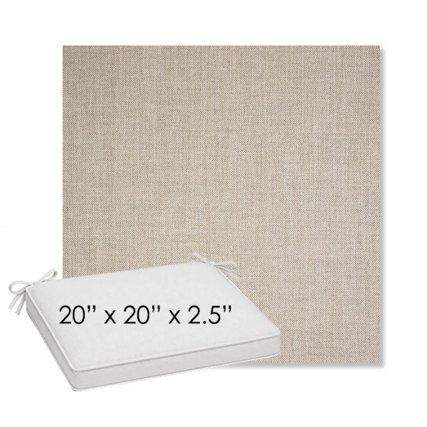 Picture of Switch Flax | Sunbrella® 20" x 20" Outdoor Dining Cushion