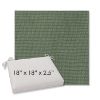 Picture of Bliss Aloe | 18" x 18" Center Seam Universal Dining Chair Cushion | Sunbrella Fabric