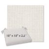 Picture of Bliss Linen | 18" x 18" Center Seam Universal Dining Chair Cushion | Sunbrella Fabric