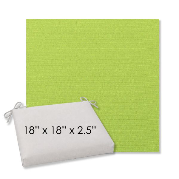 Picture of Canvas Macaw | 18" x 18" Center Seam Universal Dining Chair Cushion | Sunbrella Fabric