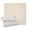 Picture of Cast Pumice | 18" x 18" Center Seam Universal Dining Chair Cushion | Sunbrella Fabric