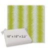Picture of Clock Out Frond | 18" x 18" Center Seam Universal Dining Chair Cushion | Sunbrella Fabric