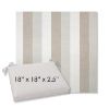 Picture of Direction Linen | 18" x 18" Center Seam Universal Dining Chair Cushion | Sunbrella Fabric