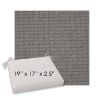 Picture of Bliss Smoke | 19" x 17" Center Seam Universal Dining Chair Cushion | Sunbrella Fabric