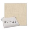 Picture of Canvas Flax | 19" x 17" Center Seam Universal Dining Chair Cushion | Sunbrella Fabric