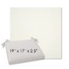 Picture of Canvas White | 19" x 17" Center Seam Universal Dining Chair Cushion | Sunbrella Fabric